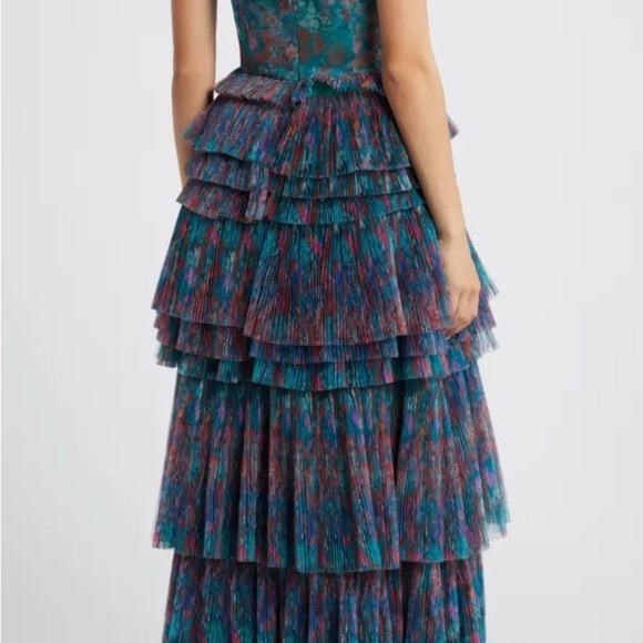 Hutch Nalina Tiered Strapless Maxi Dress size small - Picture 6 of 14